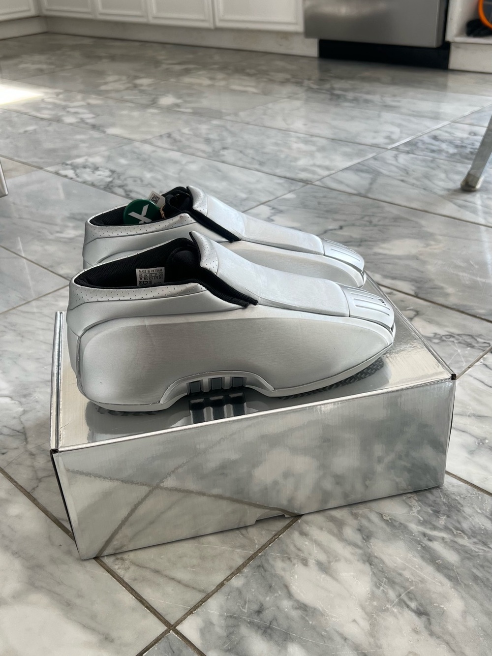 Adidas Crazy 2 Metallic Silver - Size 9